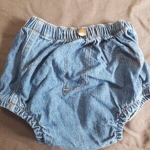 Wrangler Jeans Diaper Cover Denim Country Elastic Waistband Leg Openings